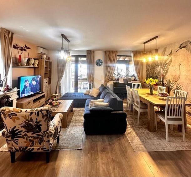 Complex Paladin, Corbeanca, 4 camere de inchiriat, mobilat complet, terasa.